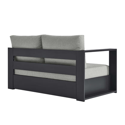 Tahoe Outdoor Patio Powder-Coated Aluminum Modular Left-Facing Loveseat by Modway