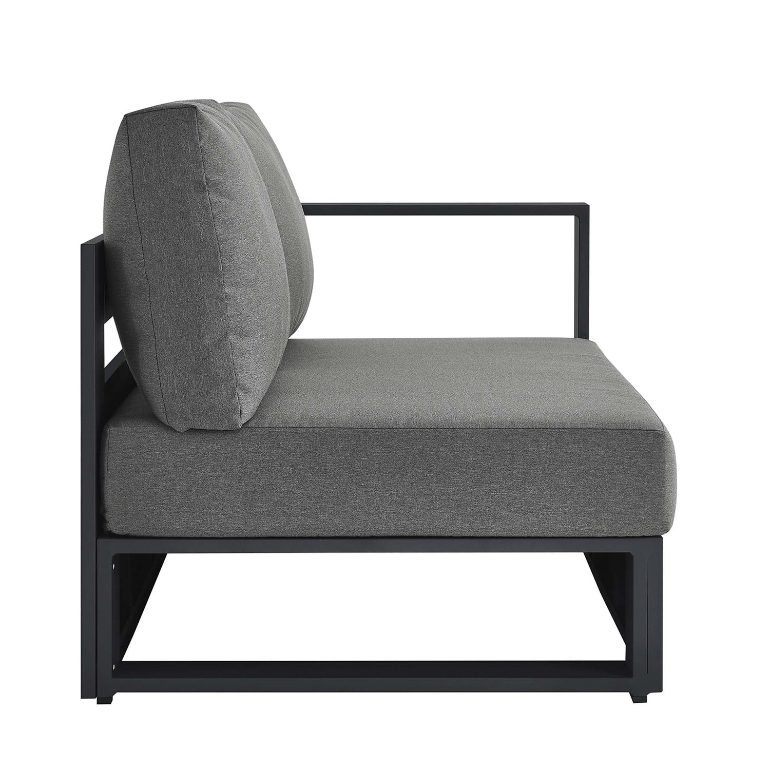 Tahoe Outdoor Patio Powder-Coated Aluminum Modular Right-Facing Loveseat by Modway