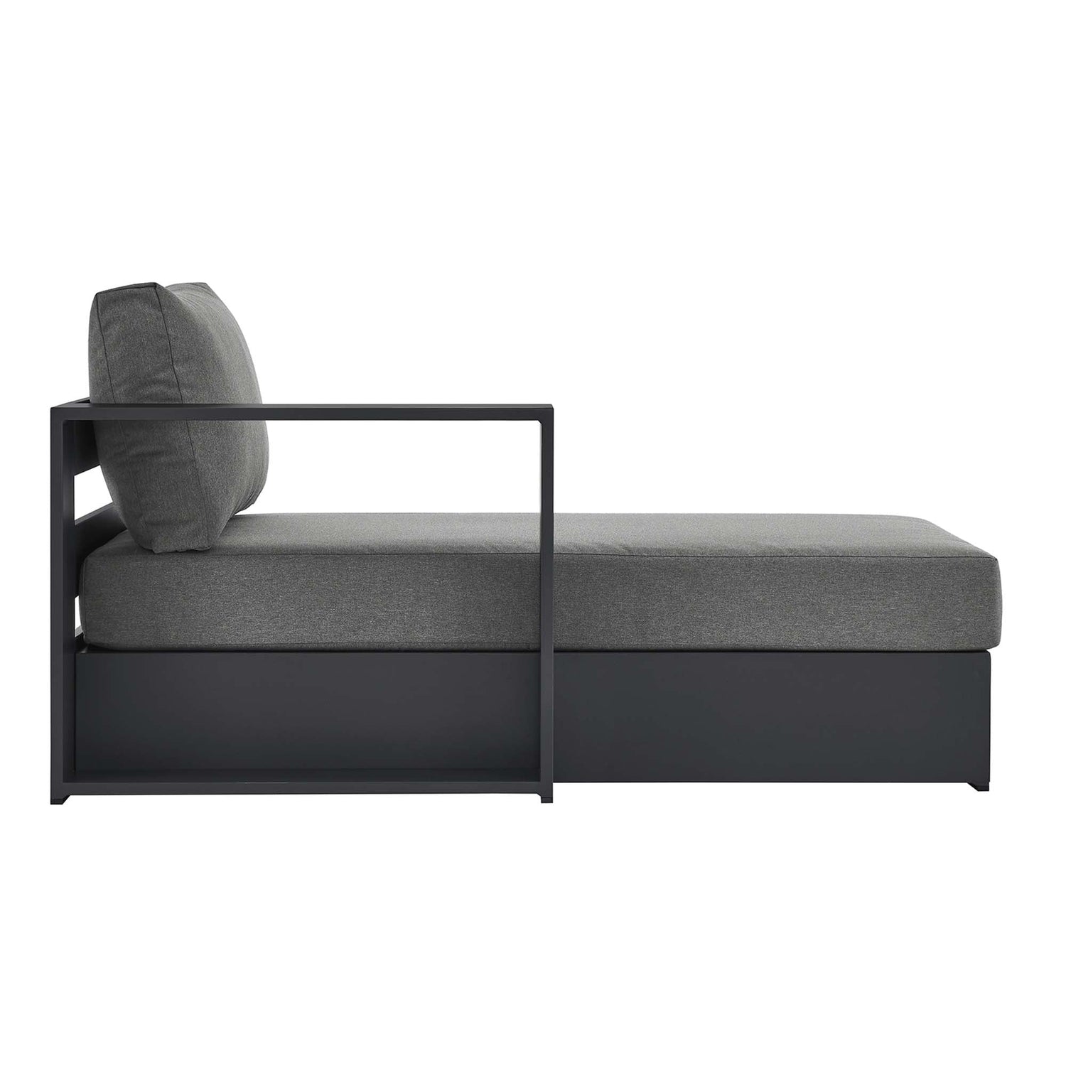 Tahoe Outdoor Patio Powder-Coated Aluminum Modular Left-Facing Chaise Lounge by Modway