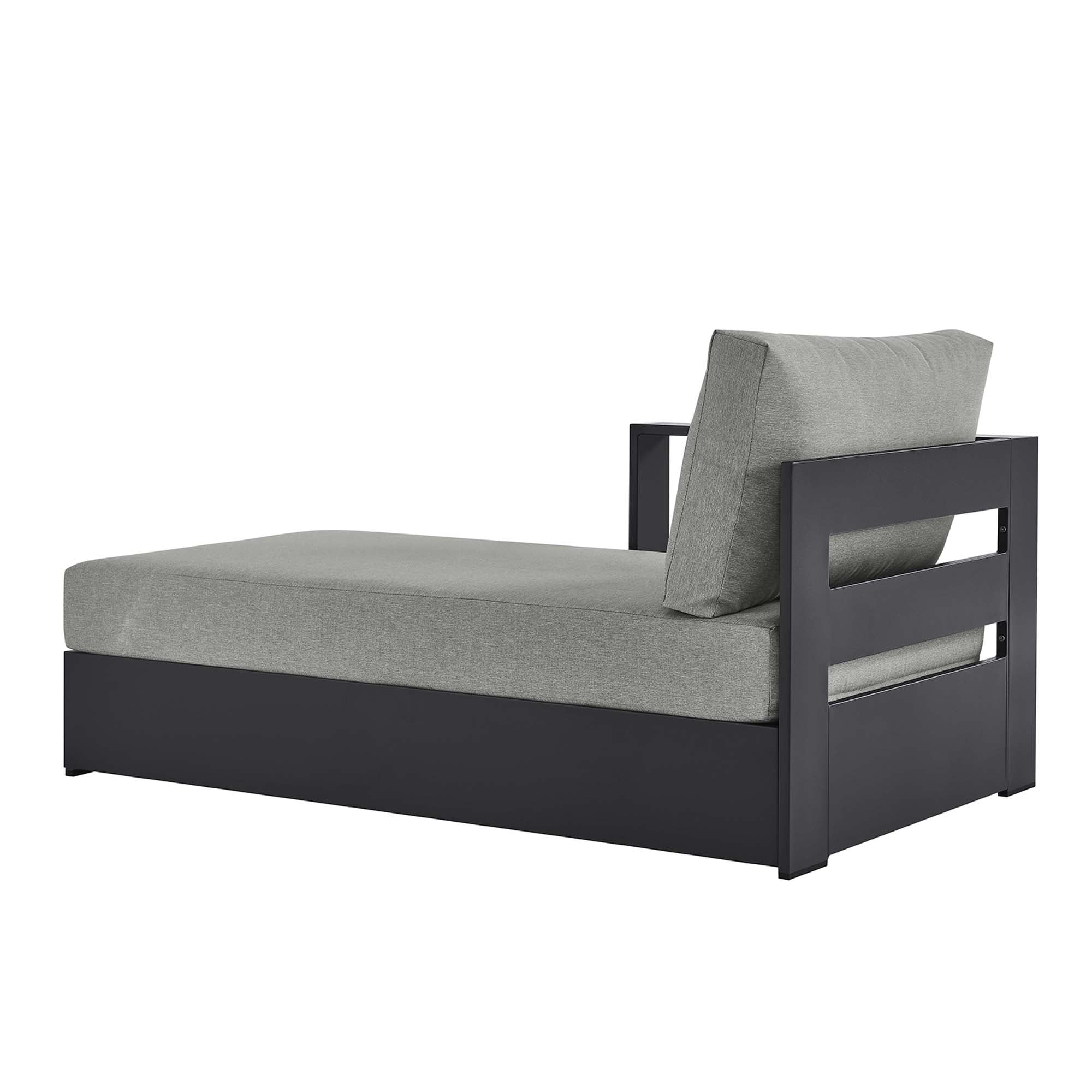 Tahoe Outdoor Patio Powder-Coated Aluminum Modular Left-Facing Chaise Lounge by Modway