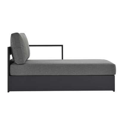 Tahoe Outdoor Patio Powder-Coated Aluminum Modular Right-Facing Chaise Lounge by Modway