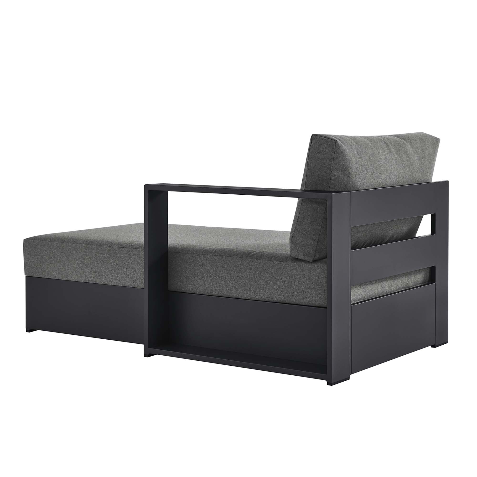 Tahoe Outdoor Patio Powder-Coated Aluminum Modular Right-Facing Chaise Lounge by Modway