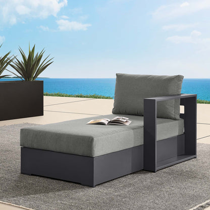 Tahoe Outdoor Patio Powder-Coated Aluminum Modular Right-Facing Chaise Lounge by Modway