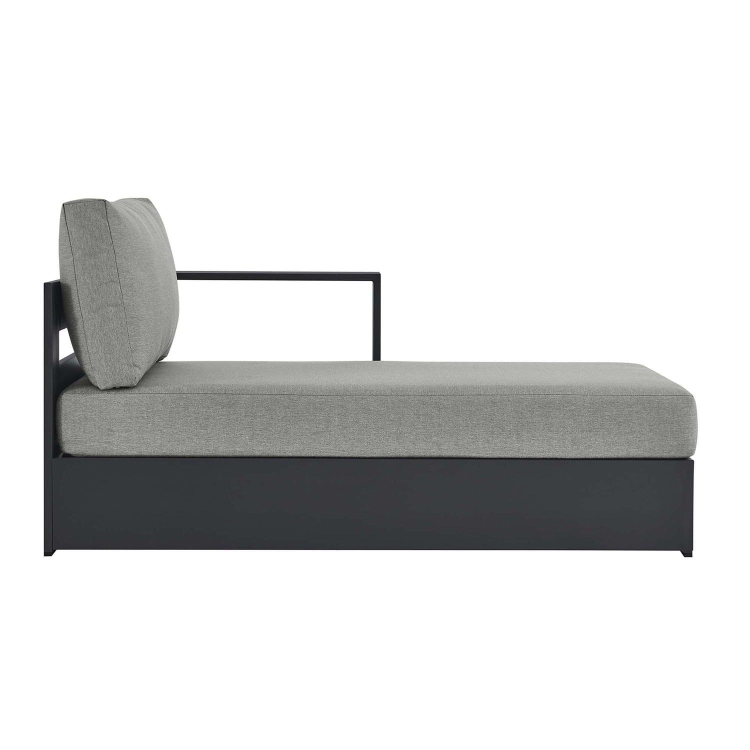 Tahoe Outdoor Patio Powder-Coated Aluminum Modular Right-Facing Chaise Lounge by Modway