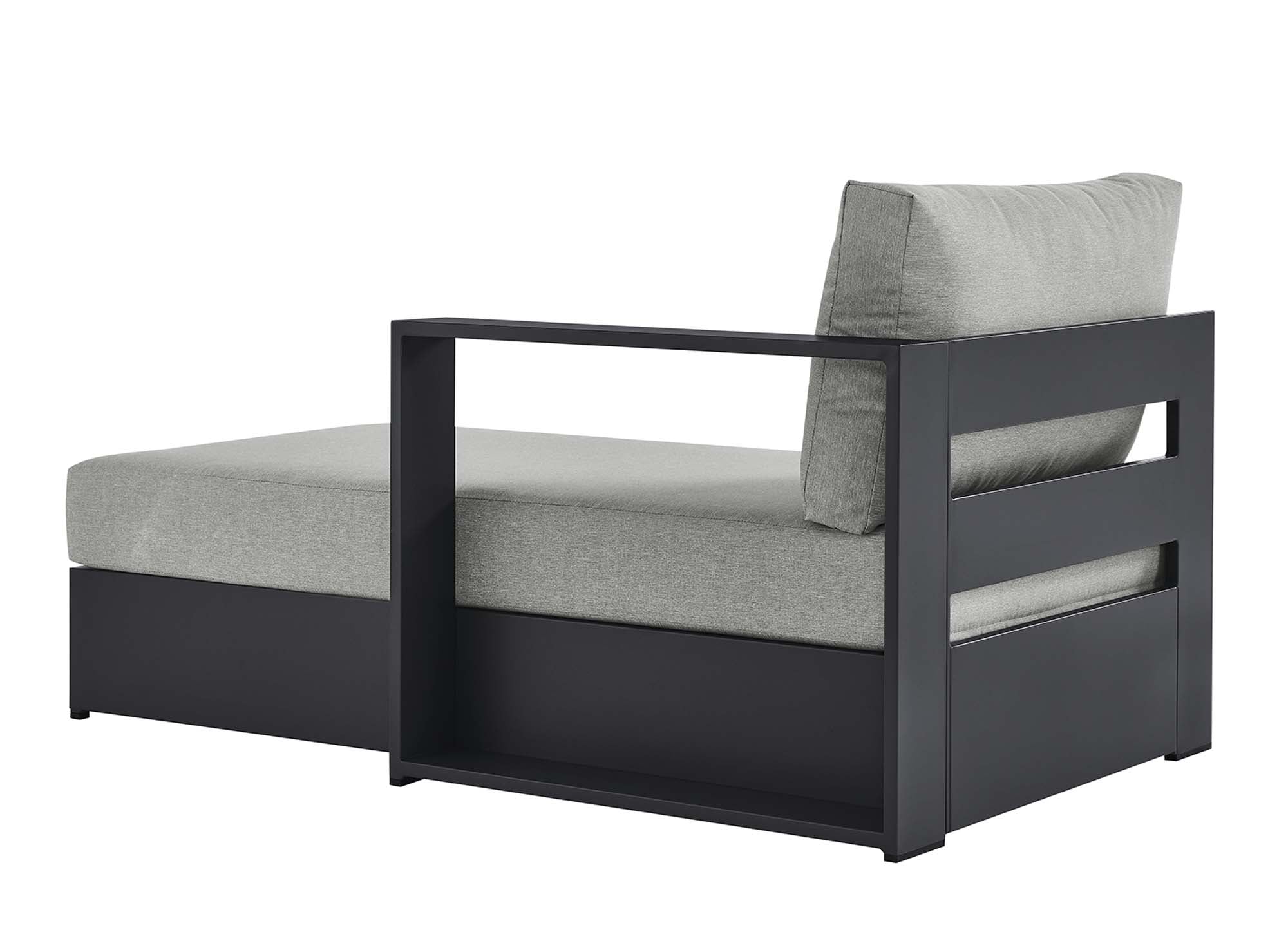 Tahoe Outdoor Patio Powder-Coated Aluminum Modular Right-Facing Chaise Lounge by Modway