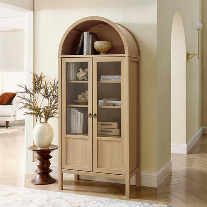 Tessa Tall Arched Storage Display Cabinet by Modway