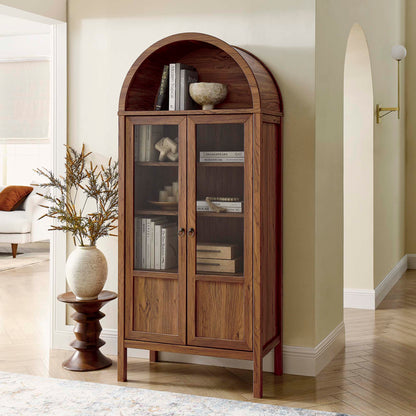 Tessa Tall Arched Storage Display Cabinet by Modway