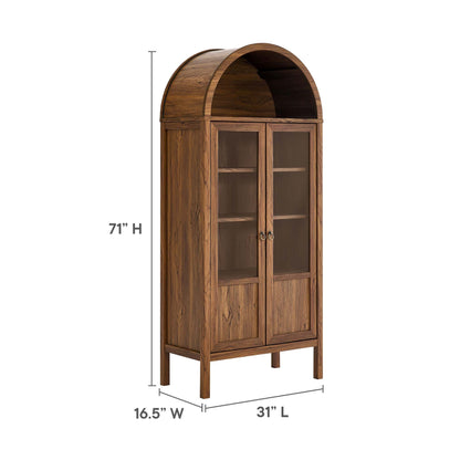 Tessa Tall Arched Storage Display Cabinet by Modway