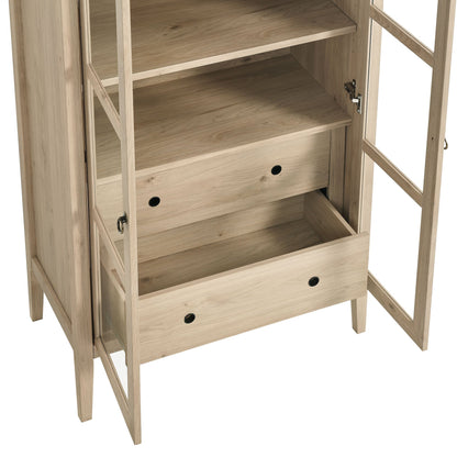 Nolan Tall Arched Storage Display Cabinet By HouseBean