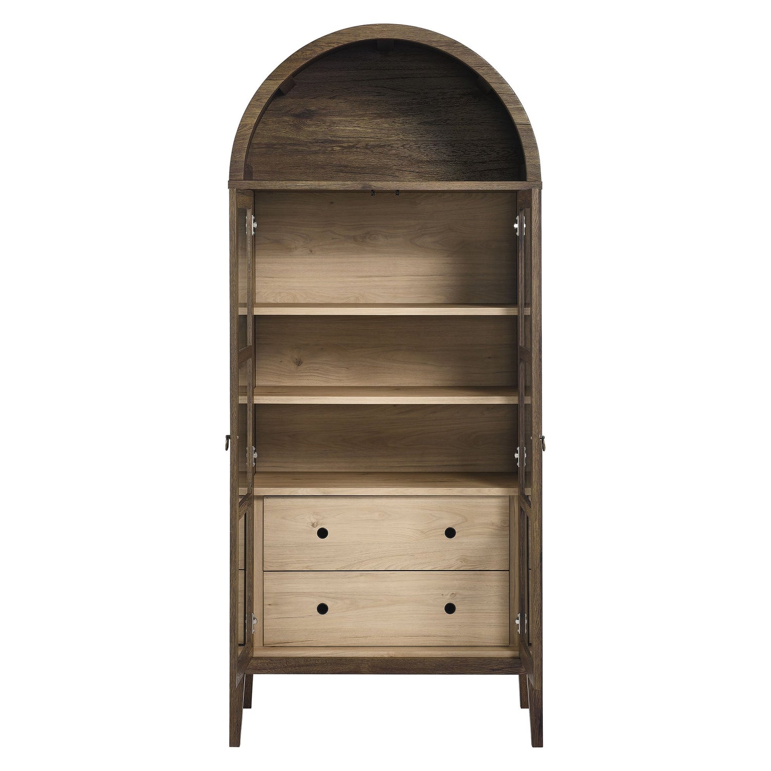 Nolan Tall Arched Storage Display Cabinet By HouseBean