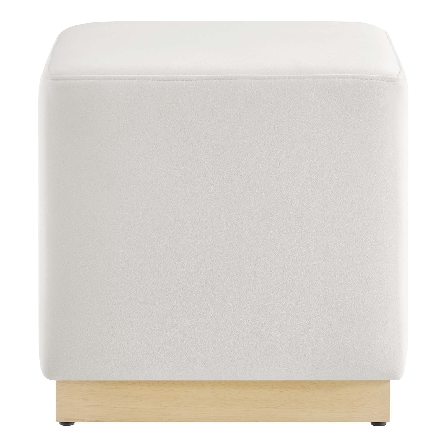 Tilden 17&quot; Square Performance Velvet Upholstered Ottoman by Modway