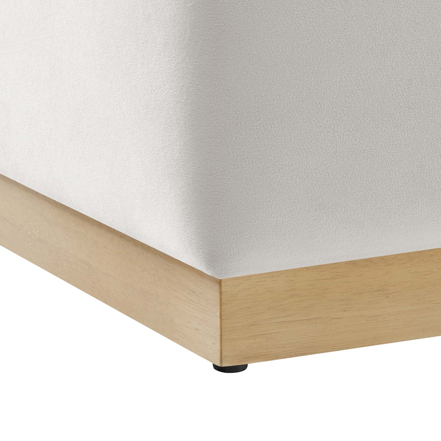 Tilden 17&quot; Square Performance Velvet Upholstered Ottoman by Modway