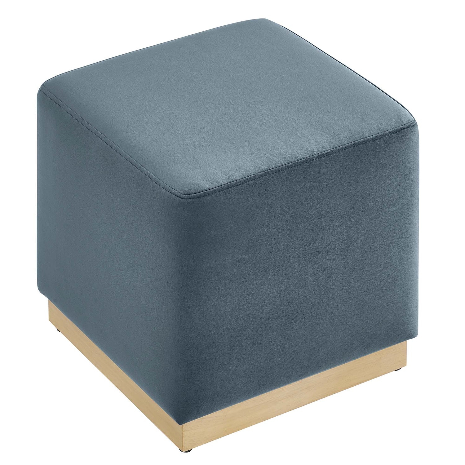 Tilden 17&quot; Square Performance Velvet Upholstered Ottoman by Modway