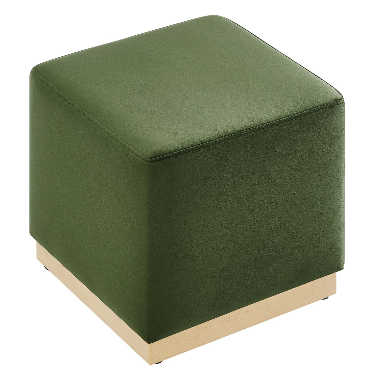 Tilden 17&quot; Square Performance Velvet Upholstered Ottoman by Modway