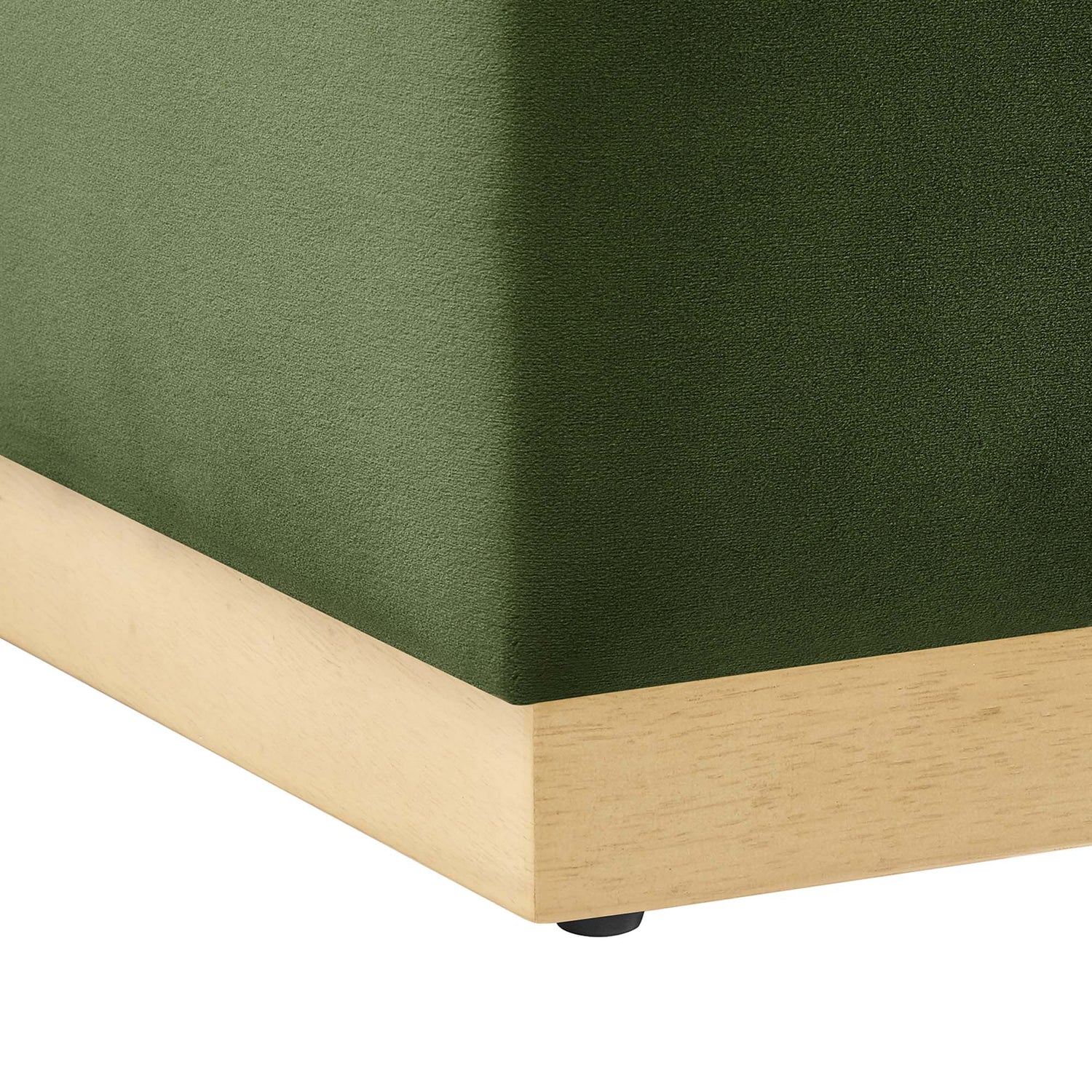 Tilden 17&quot; Square Performance Velvet Upholstered Ottoman by Modway