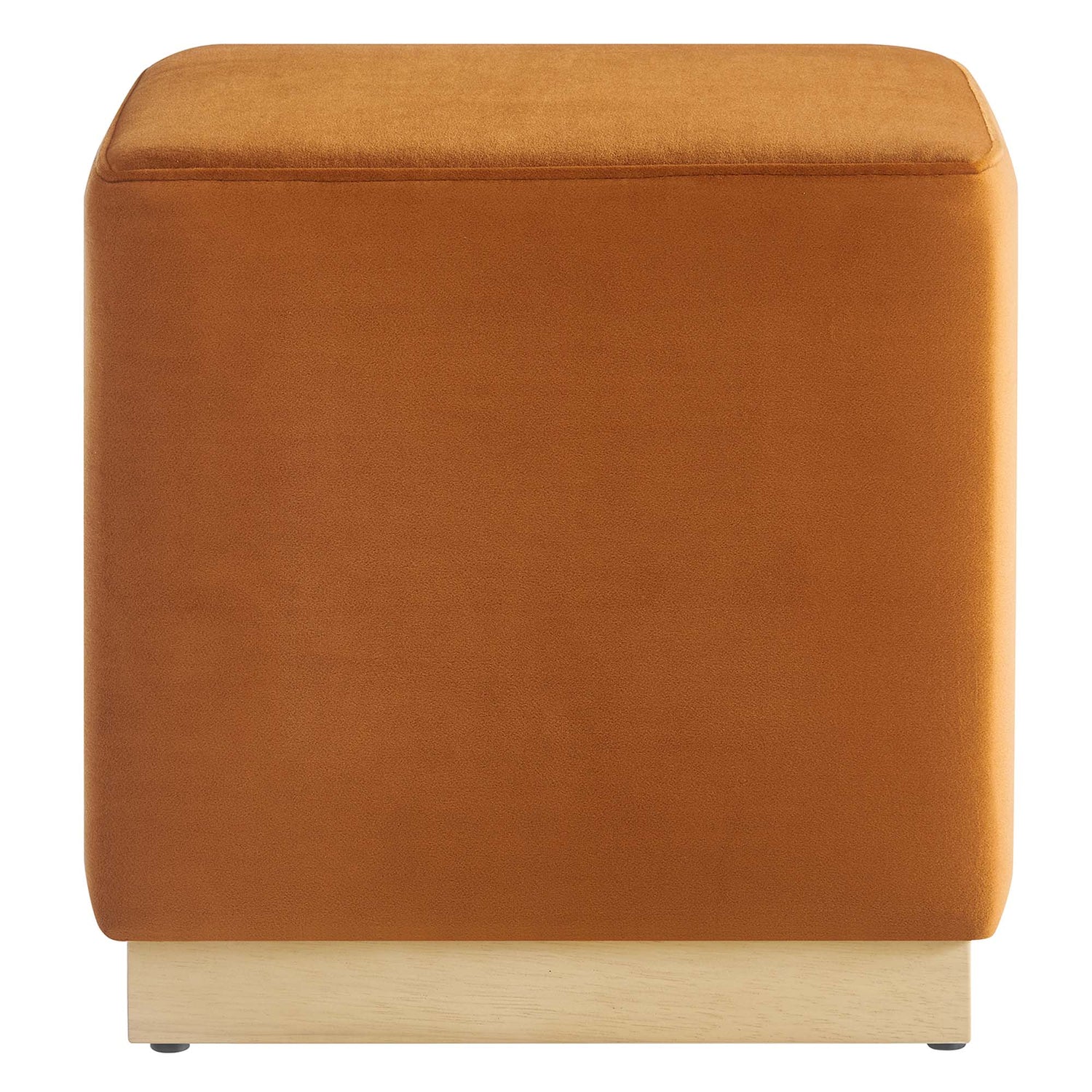Tilden 17&quot; Square Performance Velvet Upholstered Ottoman by Modway