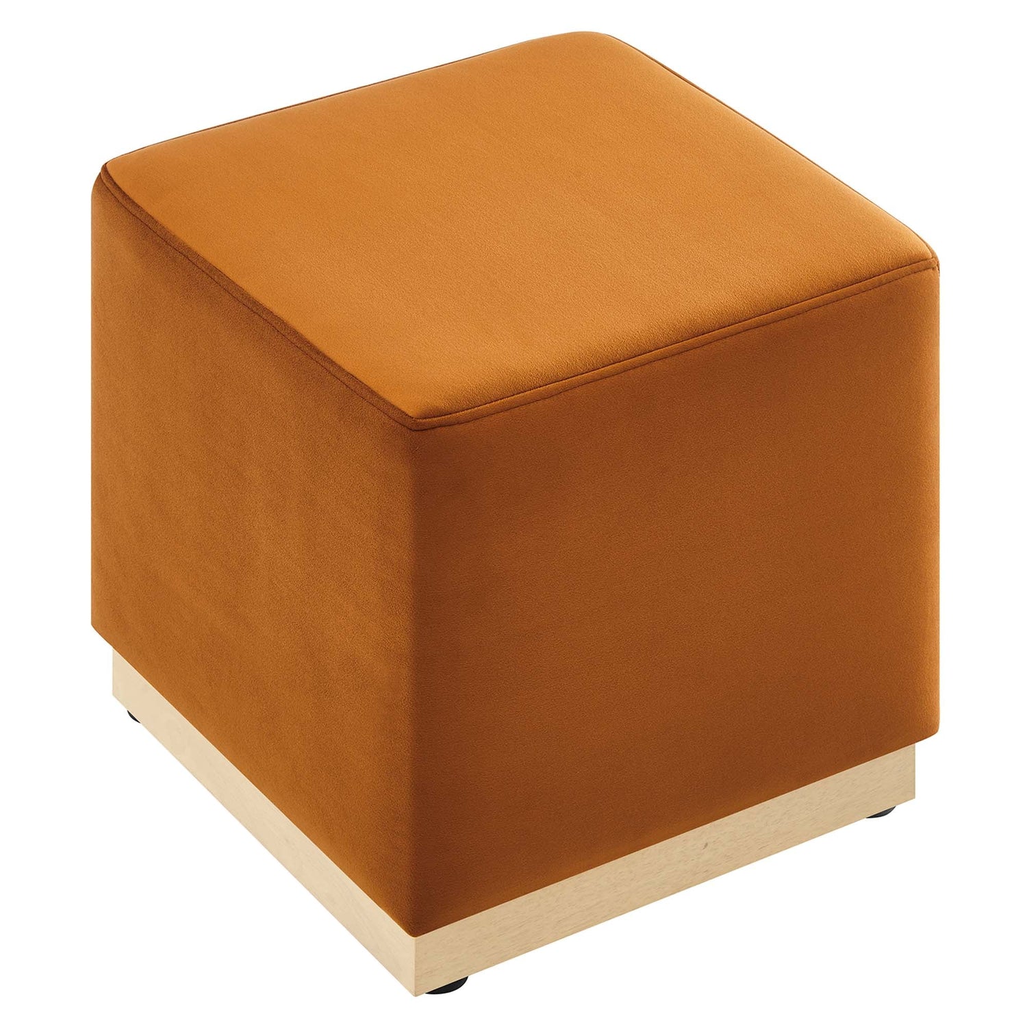 Tilden 17&quot; Square Performance Velvet Upholstered Ottoman by Modway