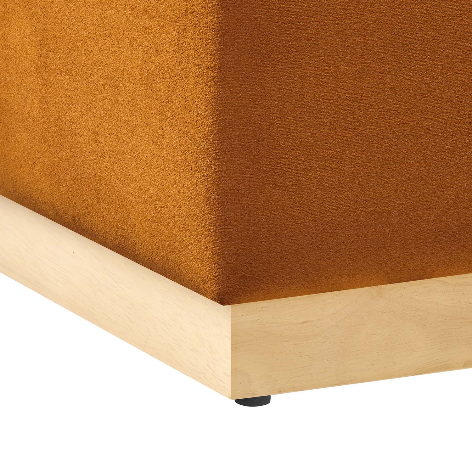 Tilden 17&quot; Square Performance Velvet Upholstered Ottoman by Modway