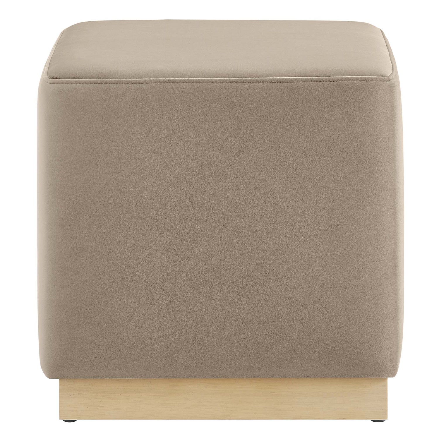 Tilden 17&quot; Square Performance Velvet Upholstered Ottoman by Modway