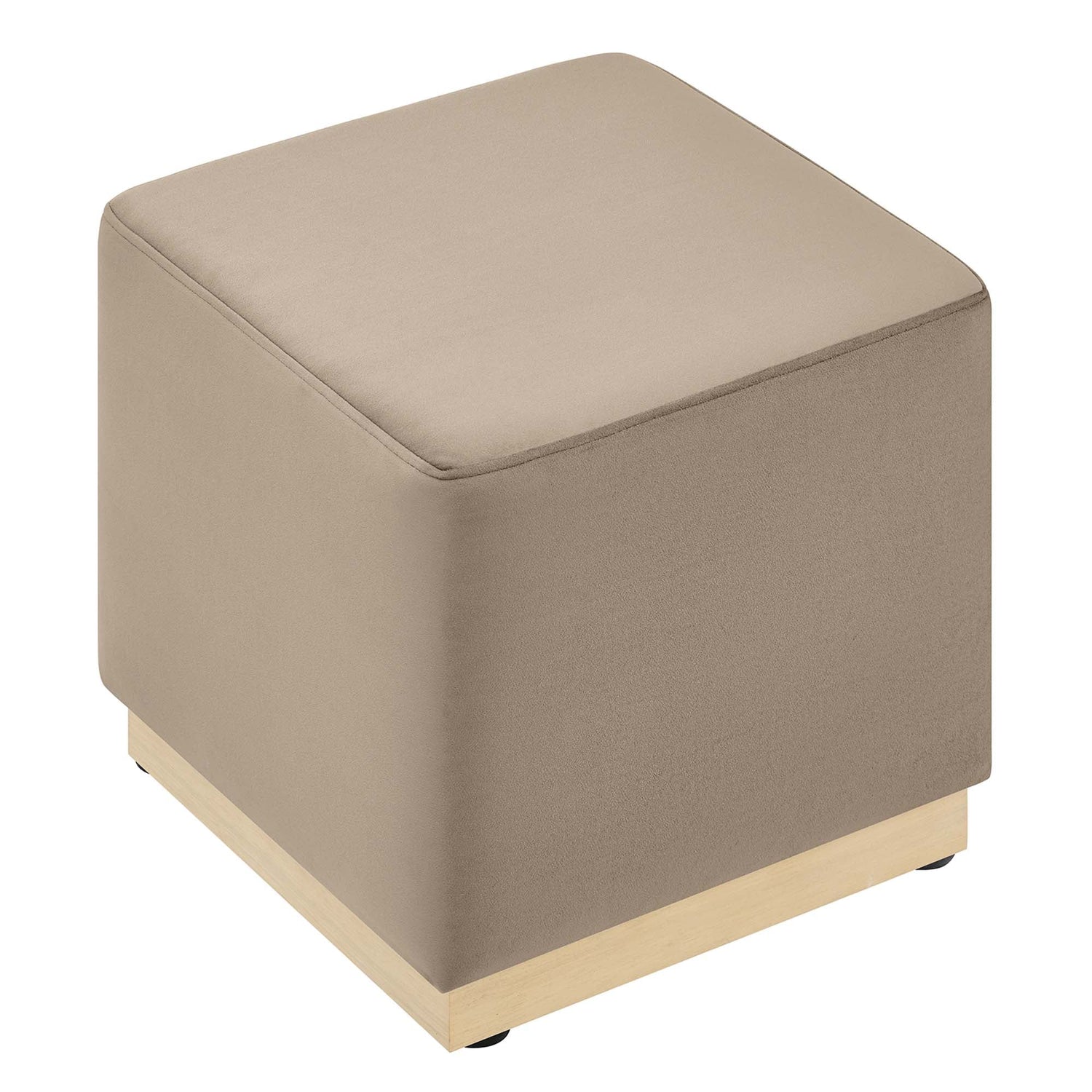 Tilden 17&quot; Square Performance Velvet Upholstered Ottoman by Modway
