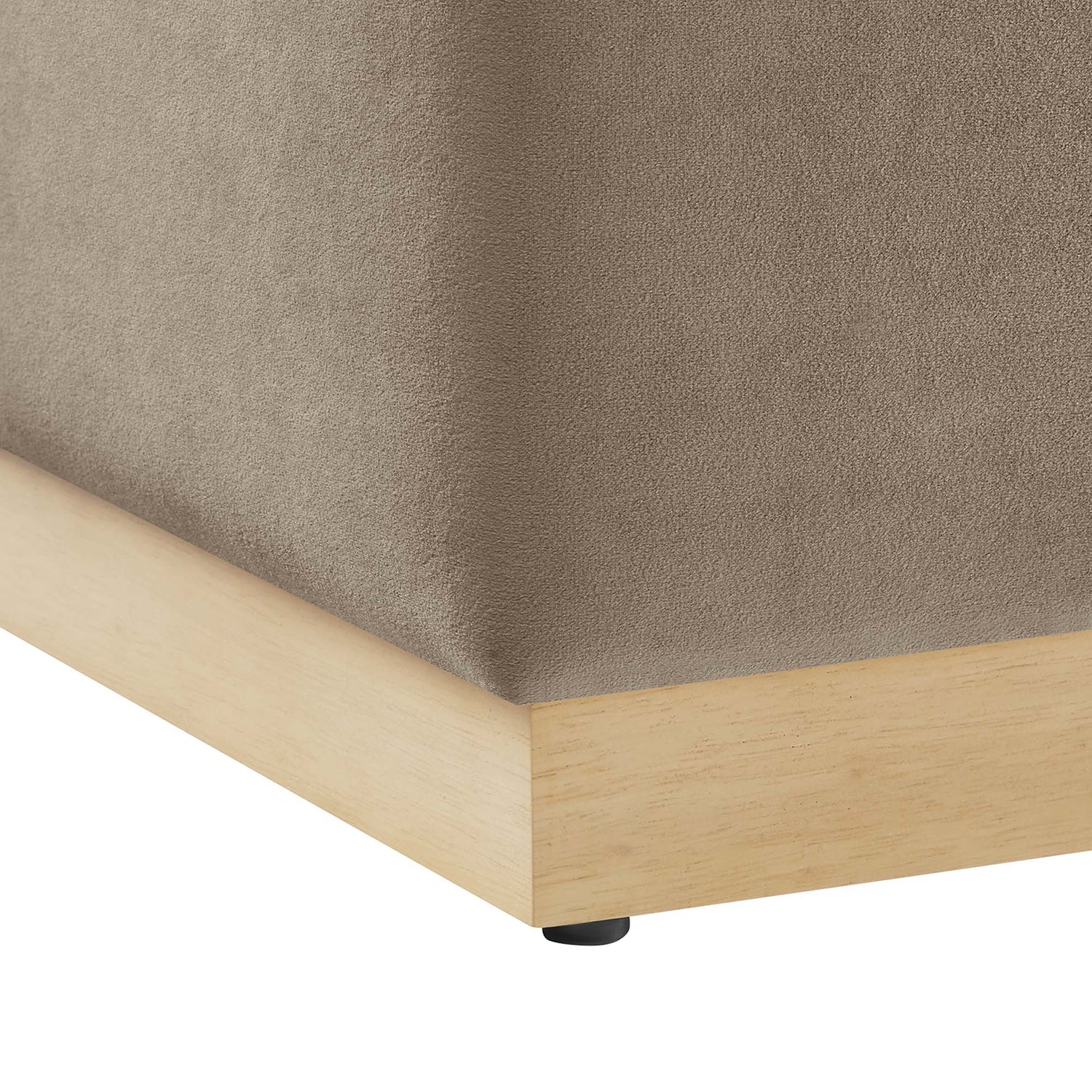 Tilden 17&quot; Square Performance Velvet Upholstered Ottoman by Modway