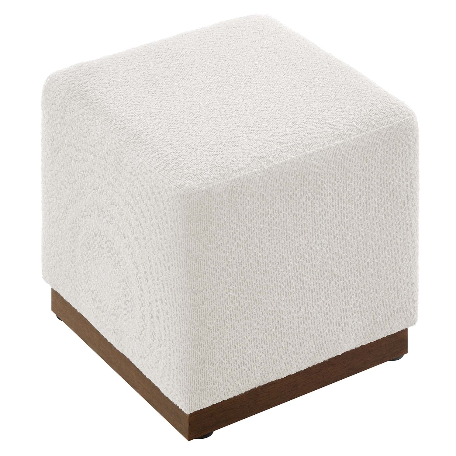 Tilden 17&quot; Square Boucle Upholstered Ottoman by Modway