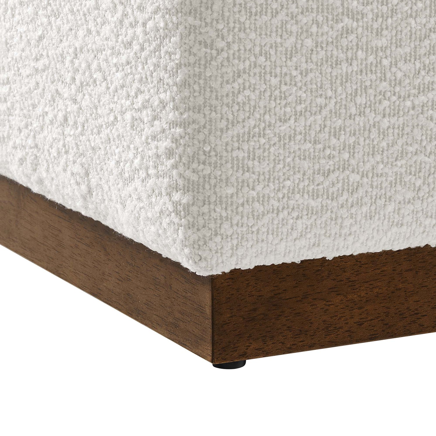Tilden 17&quot; Square Boucle Upholstered Ottoman by Modway