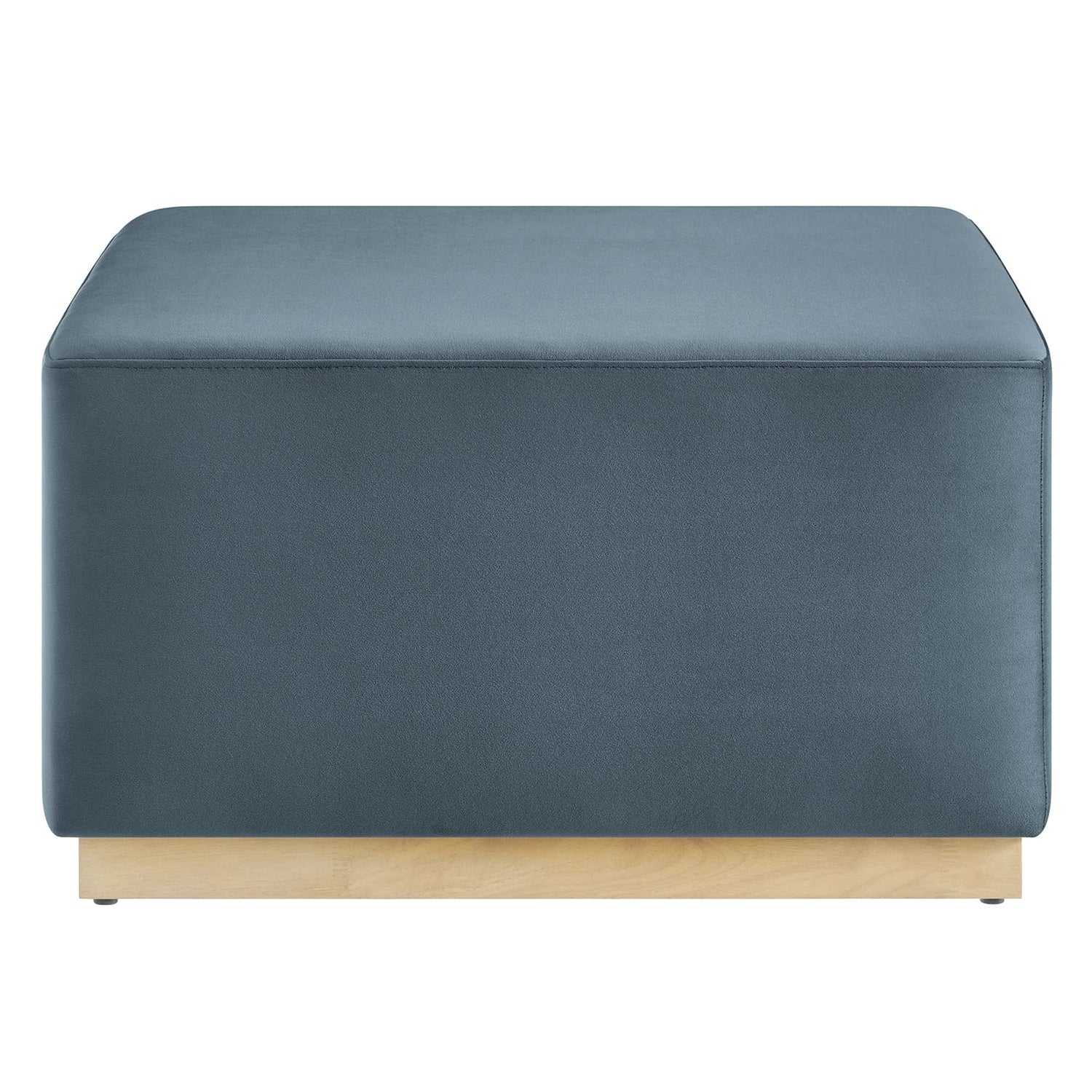 Tilden Large 28&quot; Square Performance Velvet Upholstered Ottoman by Modway