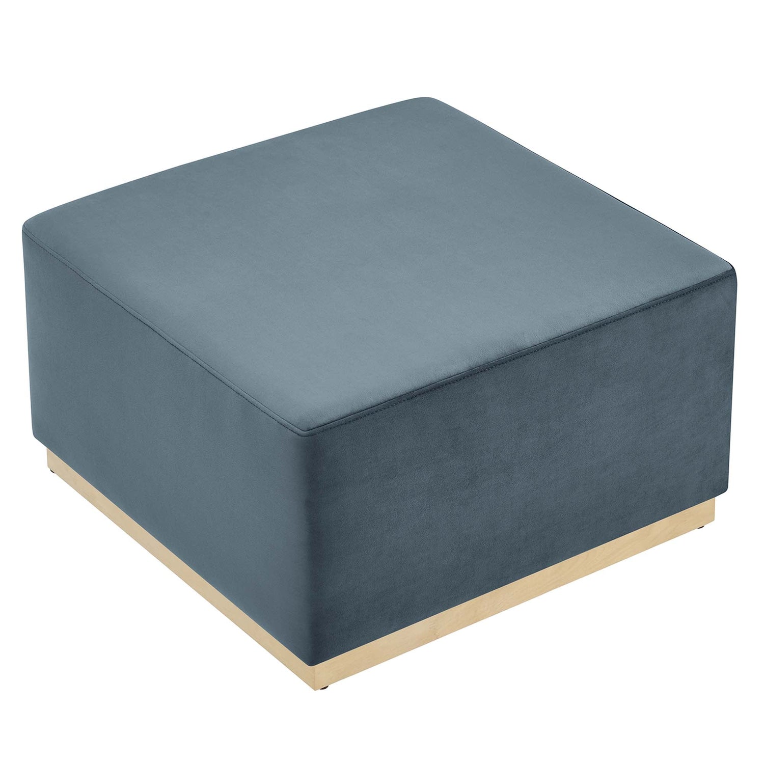 Tilden Large 28&quot; Square Performance Velvet Upholstered Ottoman by Modway