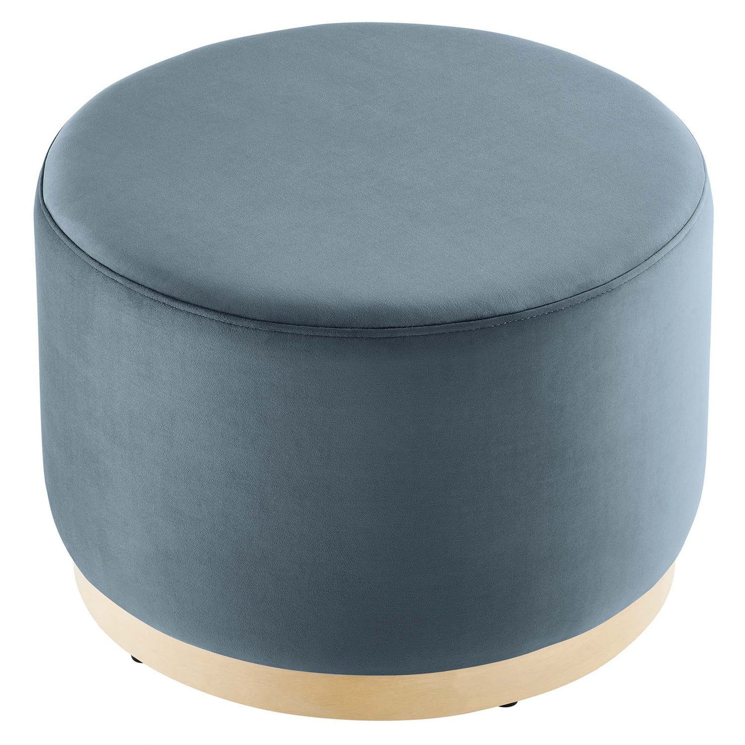 Tilden Large 23&quot; Round Performance Velvet Upholstered Ottoman by Modway