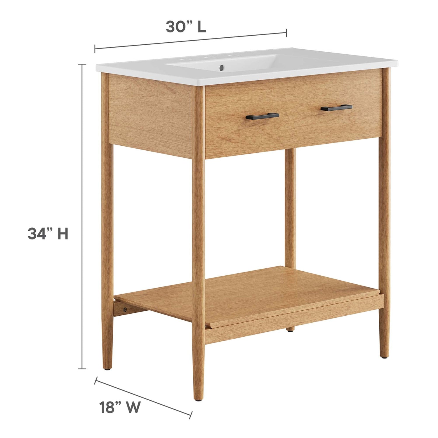 Zaire Bathroom Vanity Basin Included by Modway