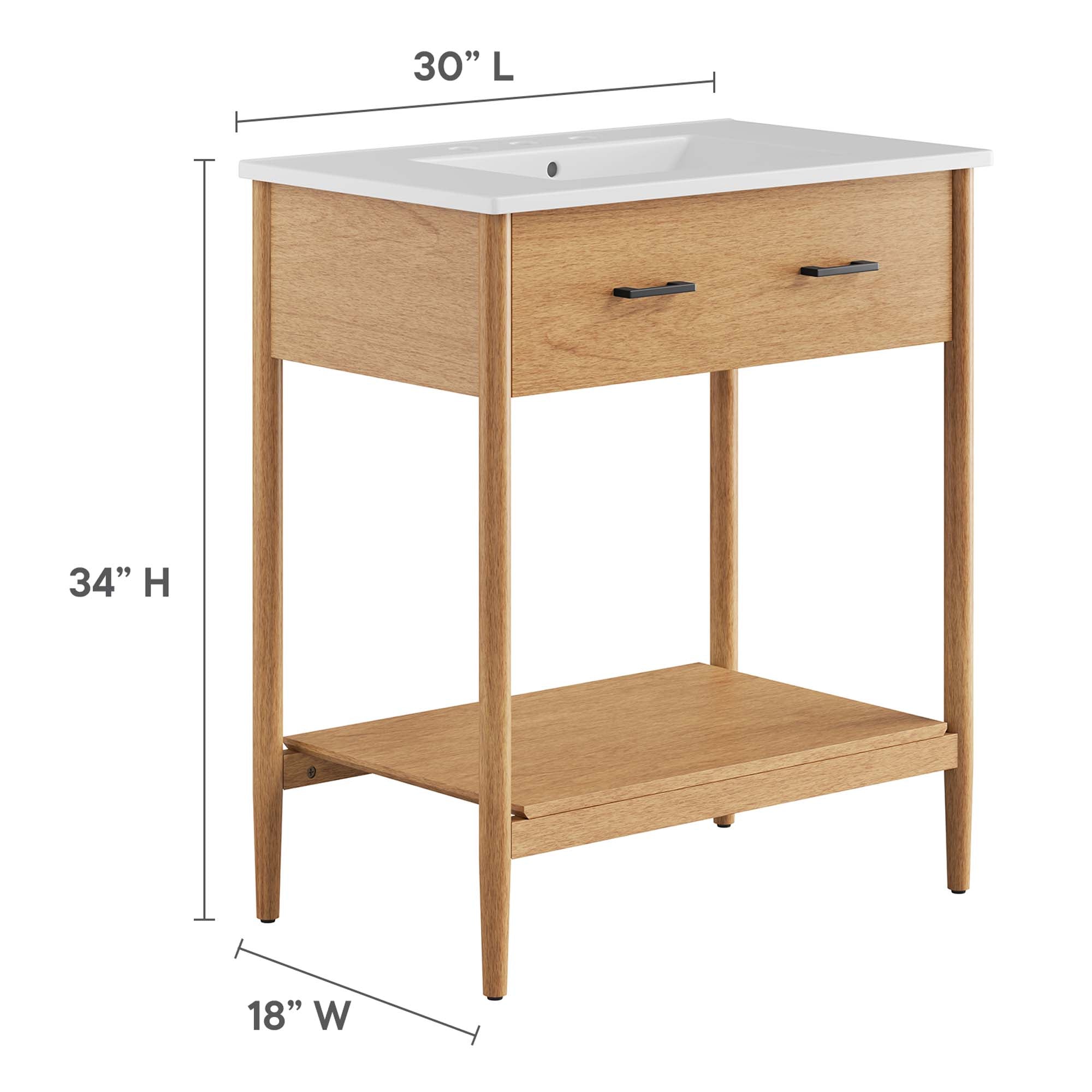 Zaire Bathroom Vanity Basin Included by Modway