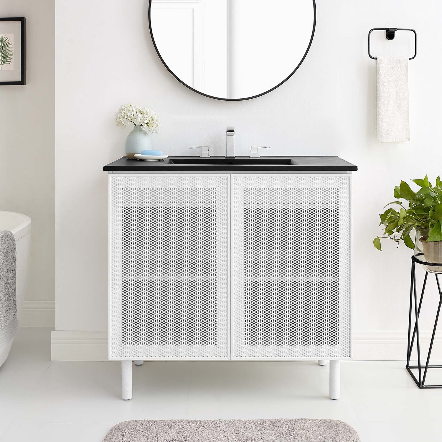 Calla Bathroom Vanity Basin Included by Modway