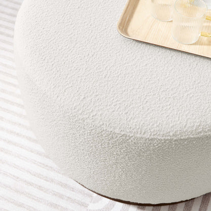 Tilden Large 29&quot; Round Boucle Upholstered Ottoman by Modway