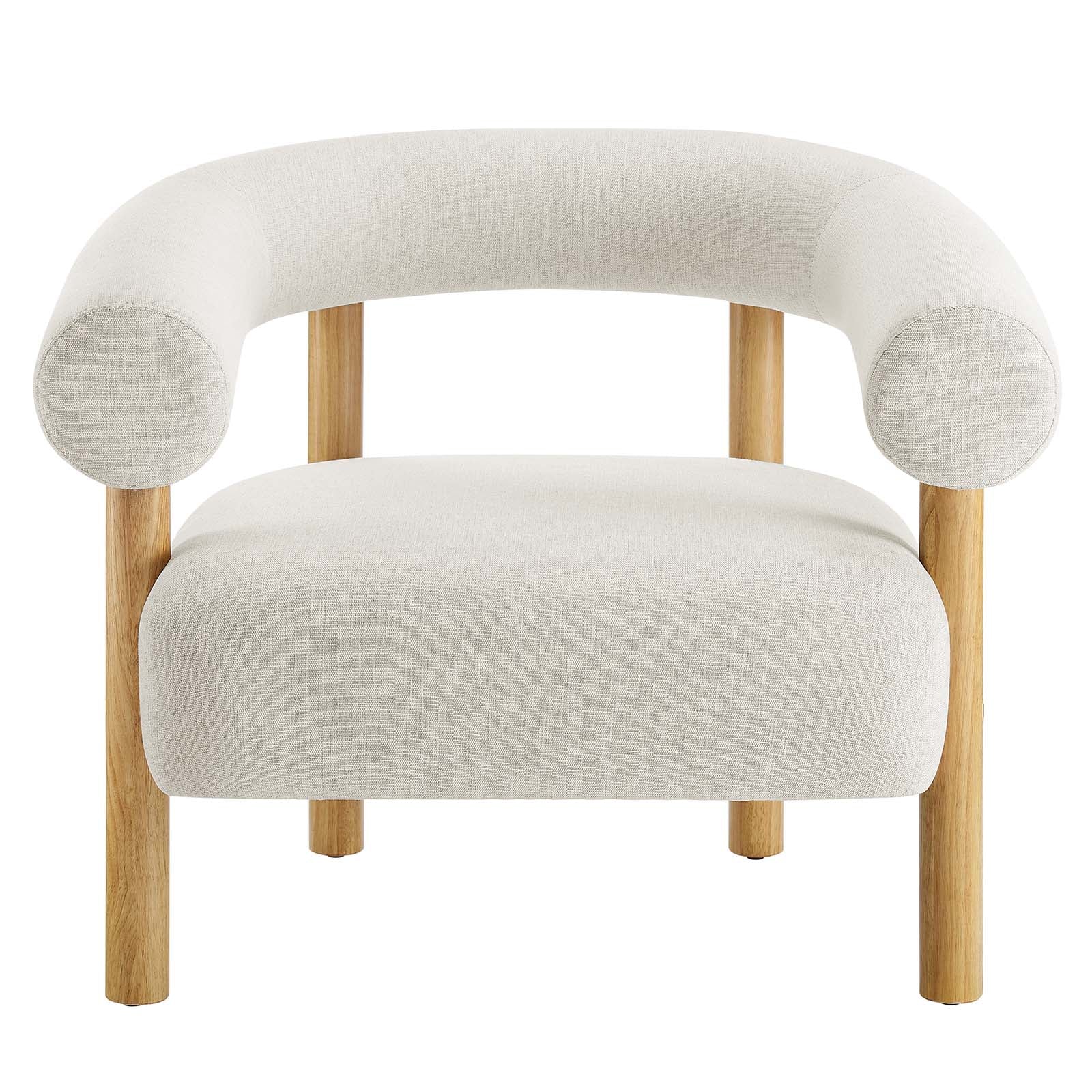 Sable Upholstered Fabric Armchair By HouseBean