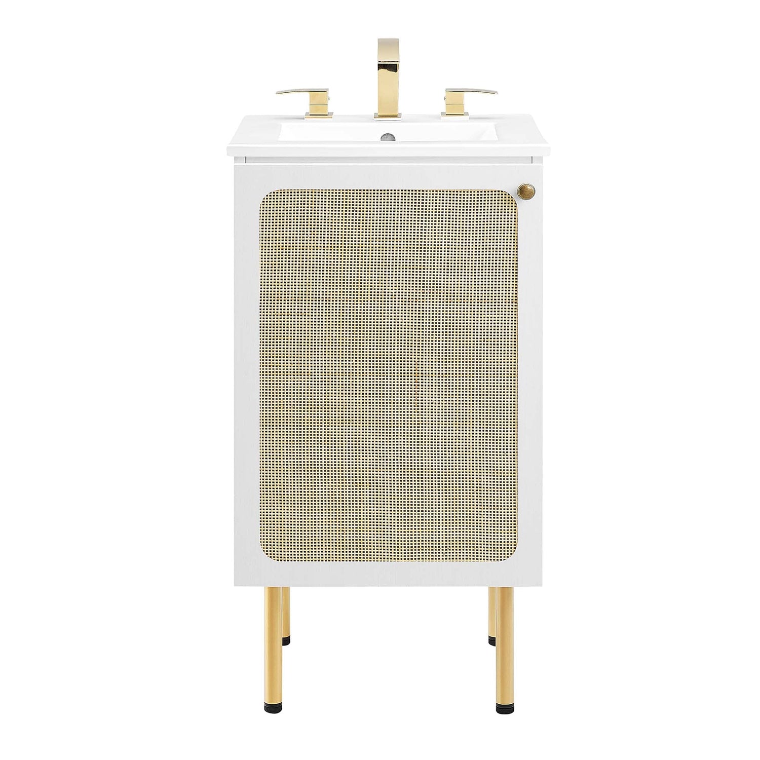 Chaucer Bathroom Vanity with White Basin Included by Modway