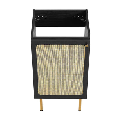 Chaucer Bathroom Vanity with Black Basin Included by Modway