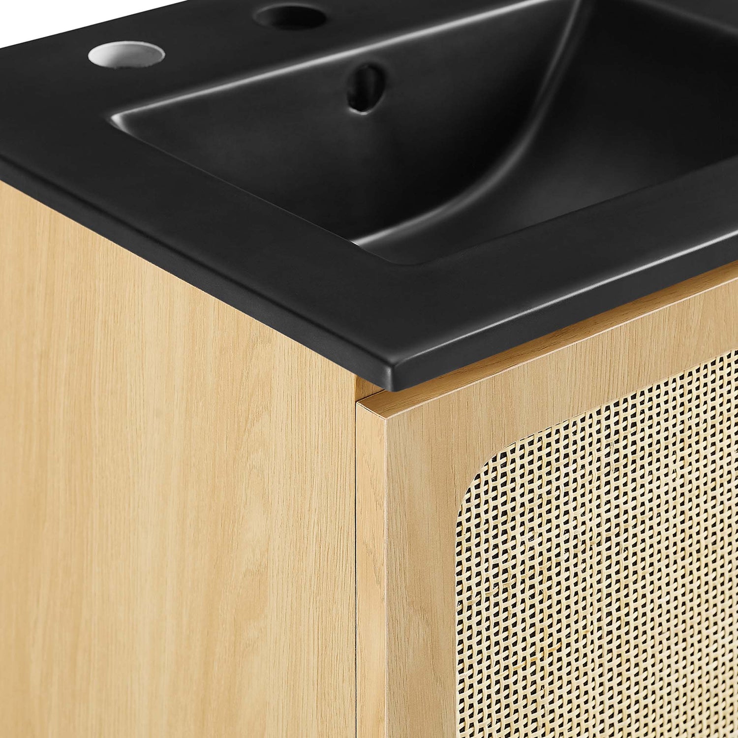 Chaucer Bathroom Vanity with Black Basin Included by Modway