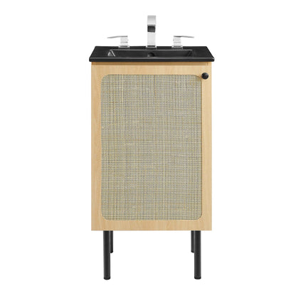 Chaucer Bathroom Vanity with Black Basin Included by Modway