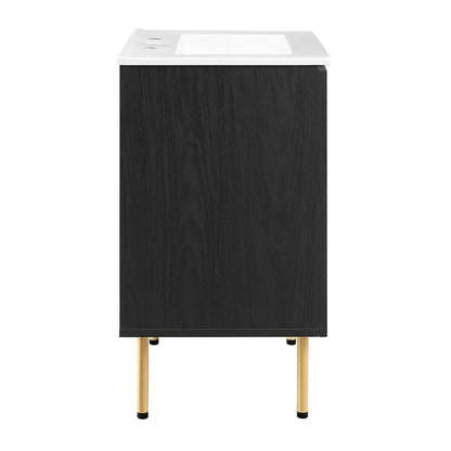 Chaucer Bathroom Vanity with White Basin Included by Modway