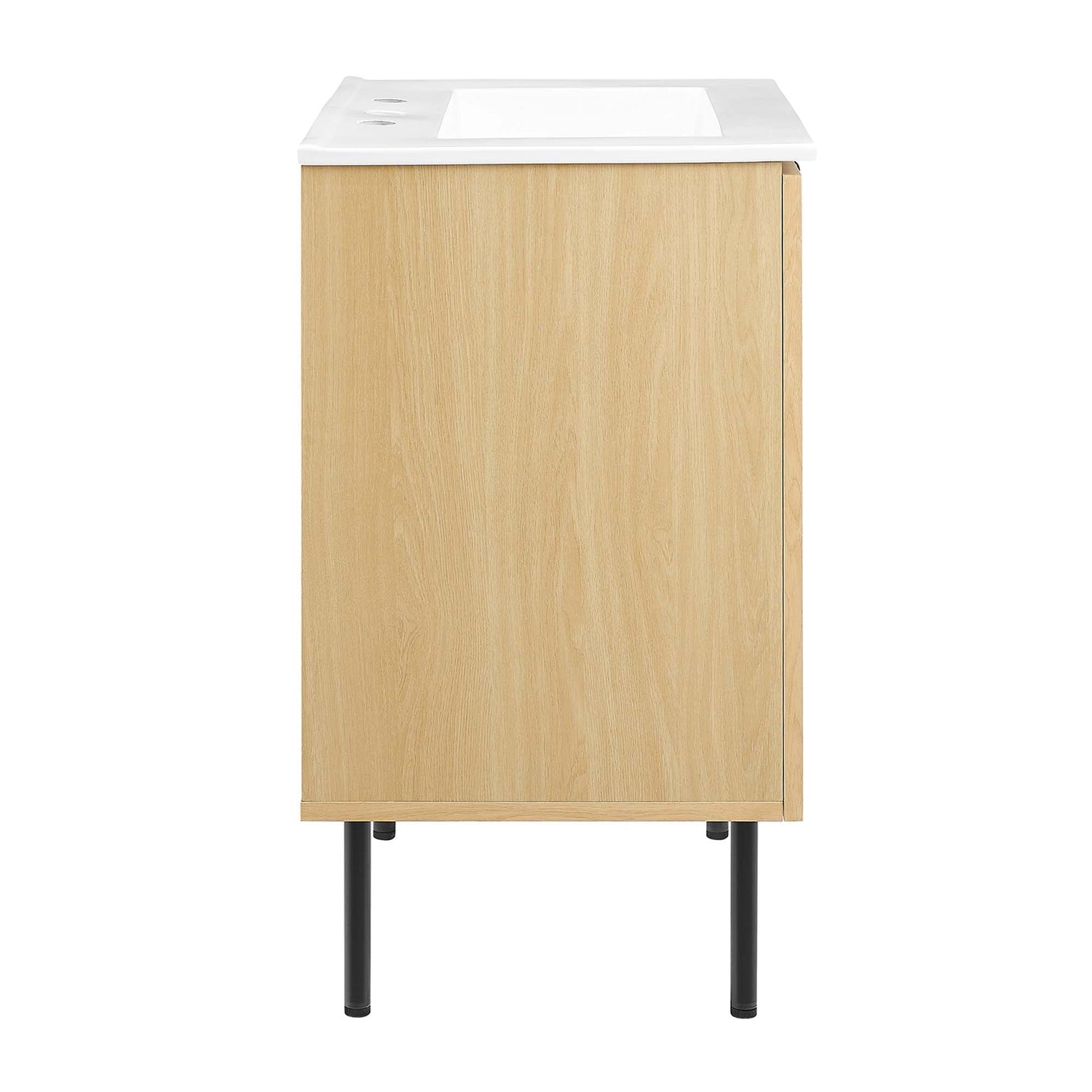 Chaucer Bathroom Vanity with White Basin Included by Modway