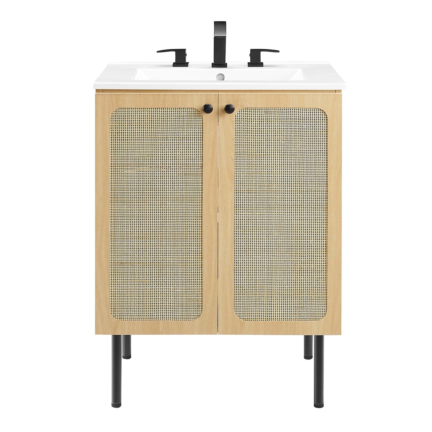 Chaucer Bathroom Vanity with White Basin Included by Modway