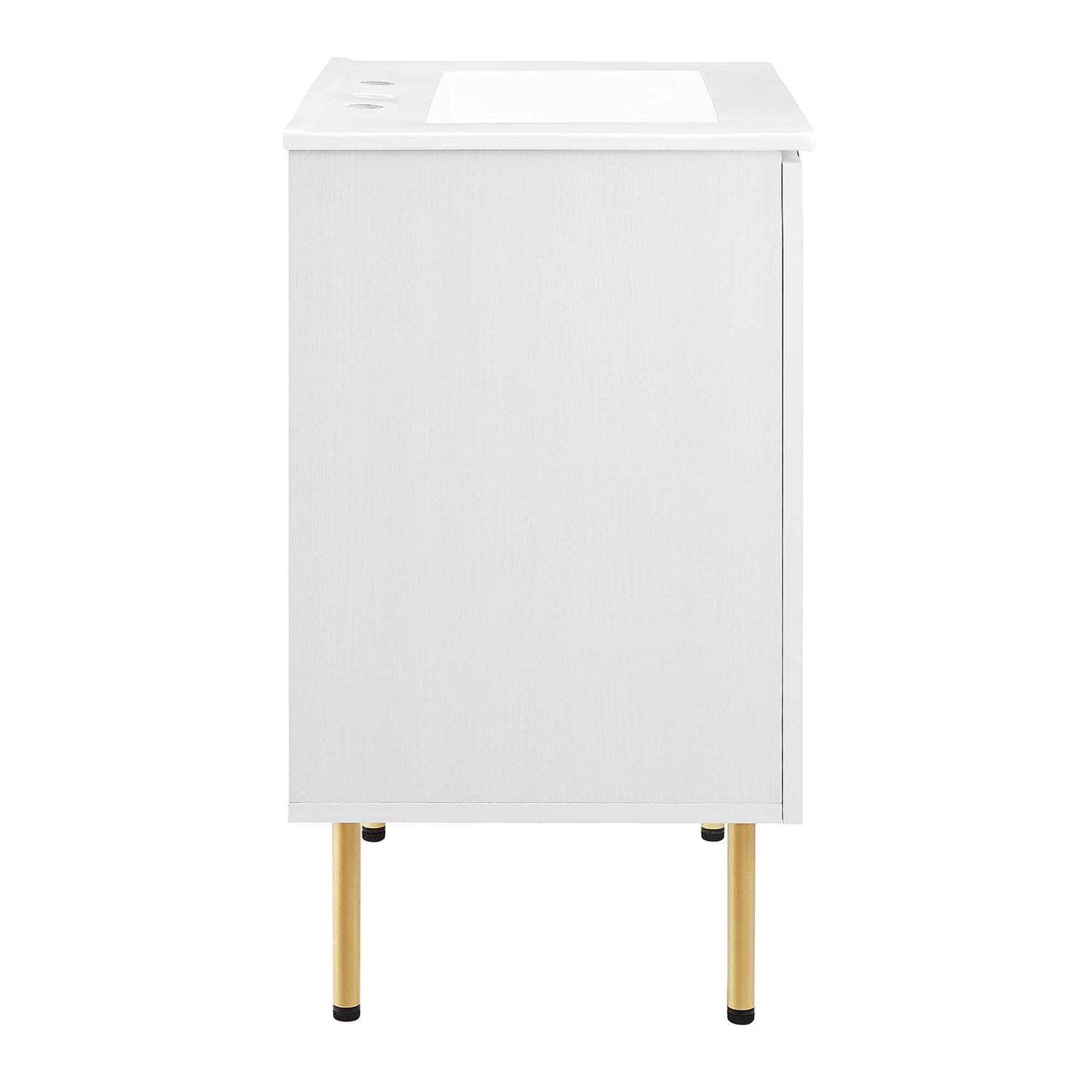Chaucer Bathroom Vanity with White Basin Included by Modway