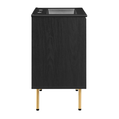 Chaucer Bathroom Vanity with Black Basin Included by Modway
