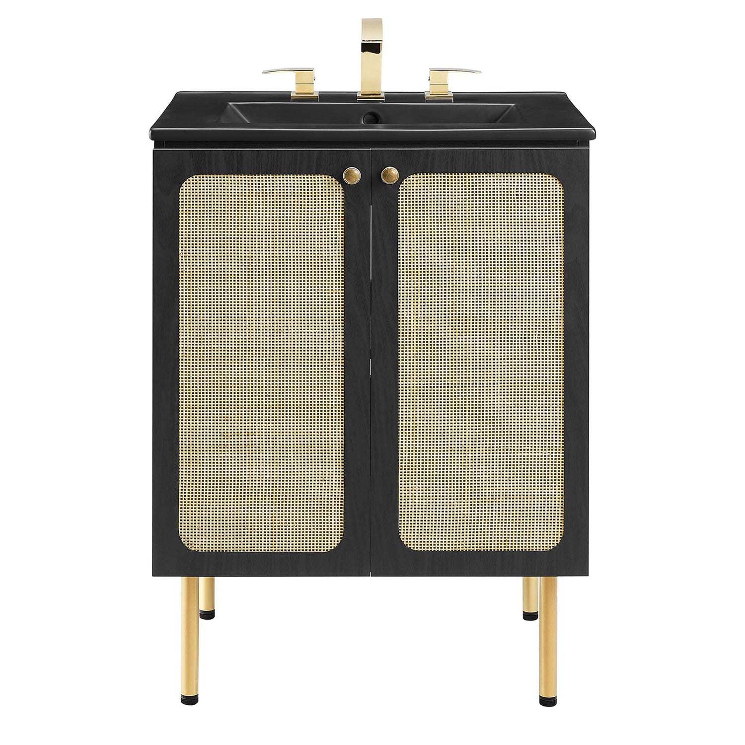 Chaucer Bathroom Vanity with Black Basin Included by Modway