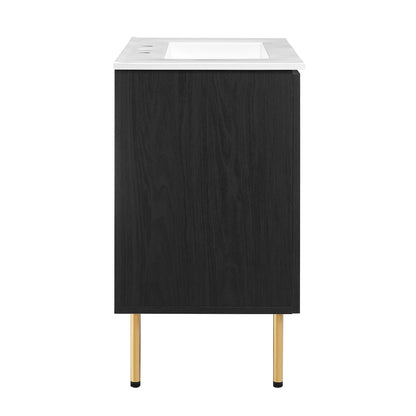 Chaucer Bathroom Vanity with White Basin Included by Modway