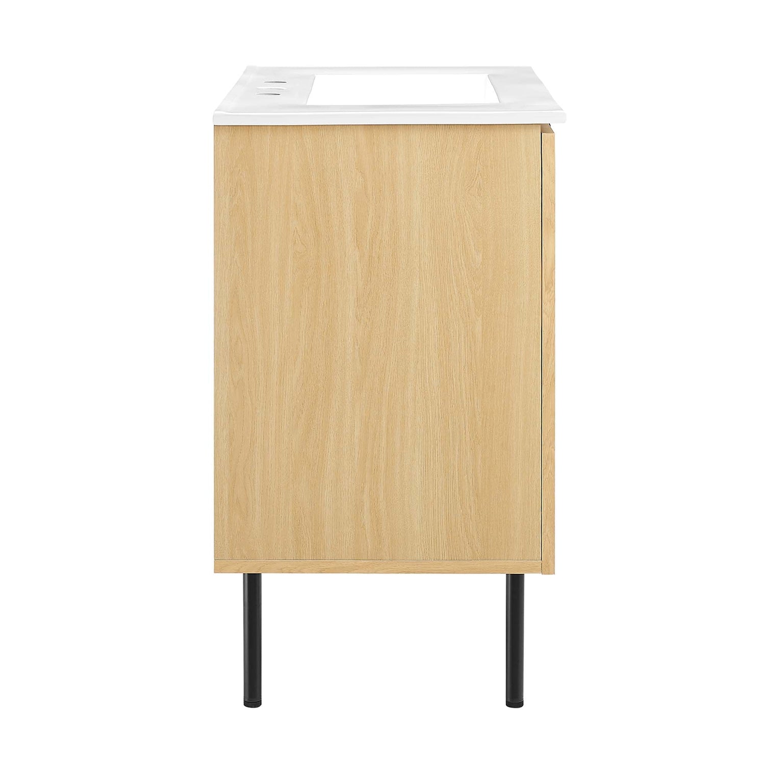 Chaucer Bathroom Vanity with White Basin Included by Modway