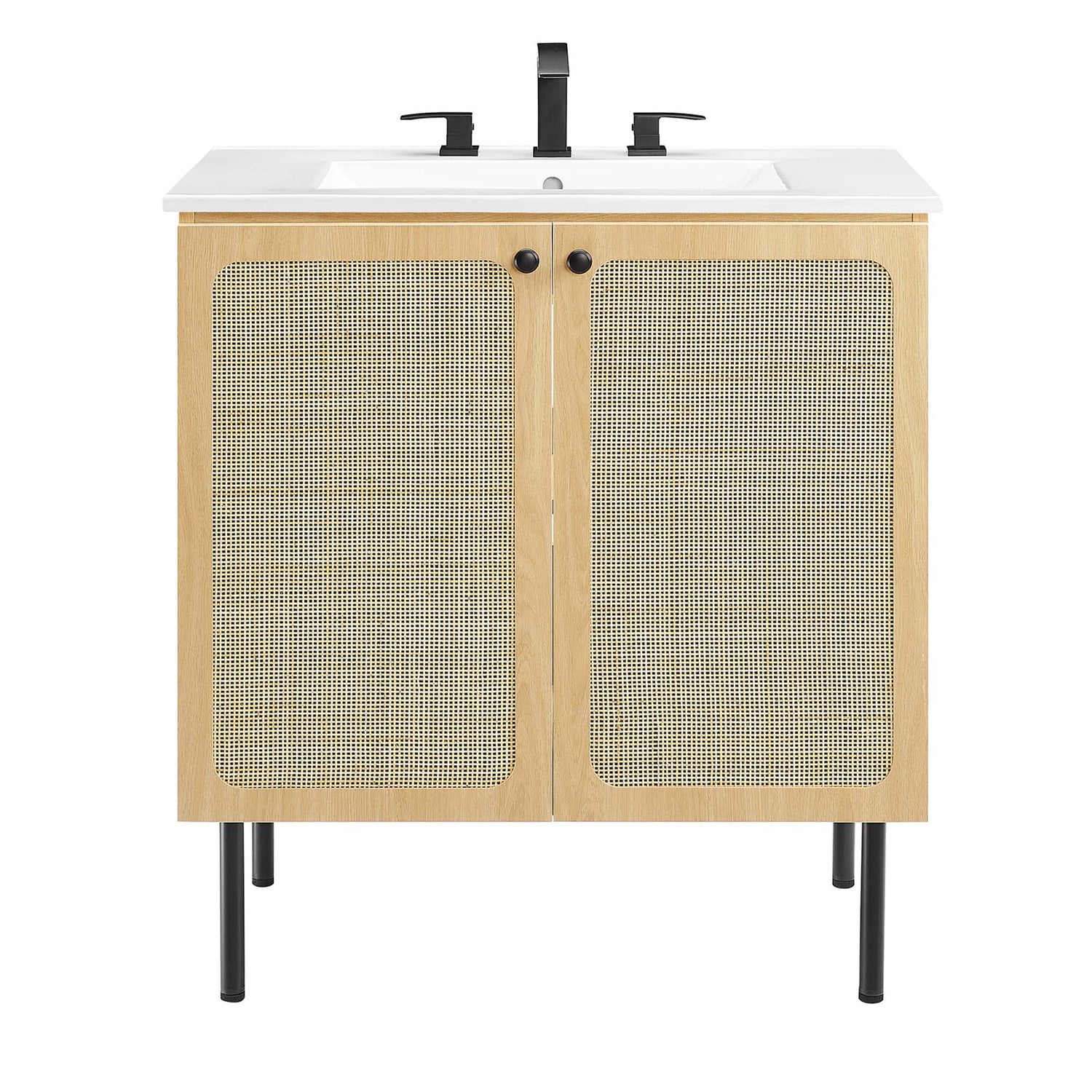 Chaucer Bathroom Vanity with White Basin Included by Modway