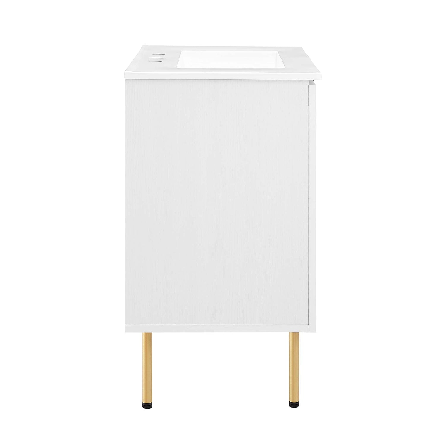 Chaucer Bathroom Vanity with White Basin Included by Modway