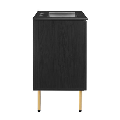 Chaucer Bathroom Vanity with Black Basin Included by Modway